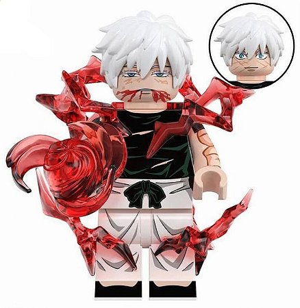 Boneco Bloco de Montar Satoru Gojo -Jujutsu Kaisen