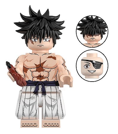 Boneco Bloco de Montar Fushiguro Megumi Jujutsu Kaisen