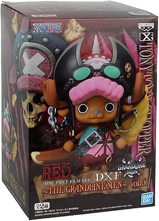Boneco One Piece Tony Tony Chopper DX GRANDLINE VOL 5 FILM RED – Bandai Banpresto