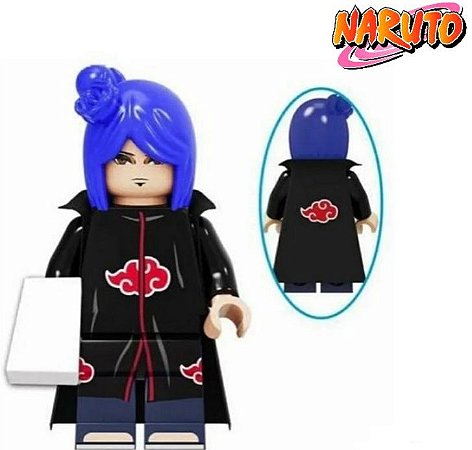 Boneco Bloco de Montar Konan Akatsuki Naruto