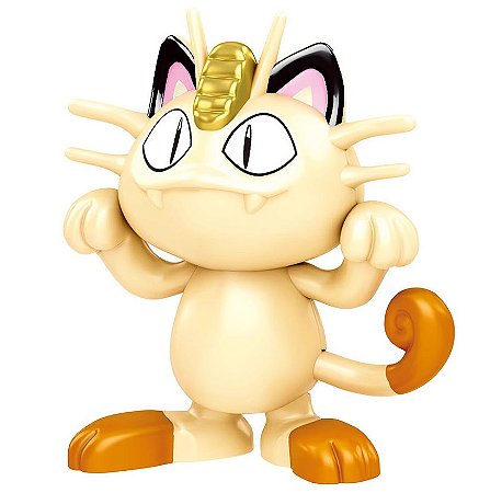 Boneco Bloco de Montar Neowth Miau - Pokemon
