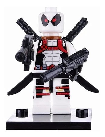 Boneco Bloco de Montar Deadpool X-Force Branco