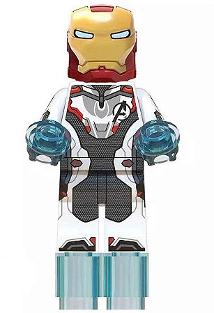 Boneco Bloco de Montar Iron Man Team Suit