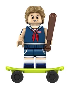 Boneco Bloco de Montar Stranger Things Steve Harrington