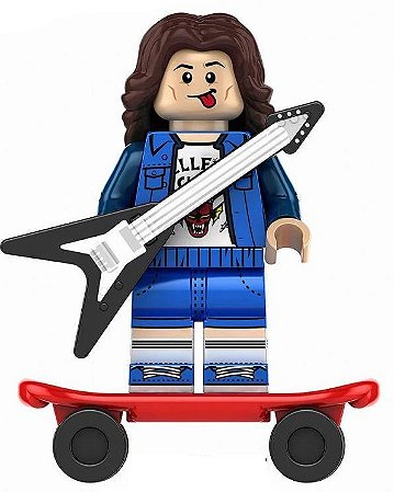 Boneco Bloco de Montar Stranger Things Eddie Munson