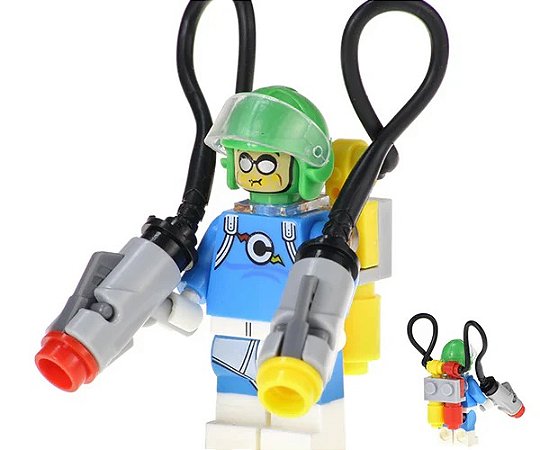 Boneco Bloco de Montar Vilão Condiment King DC