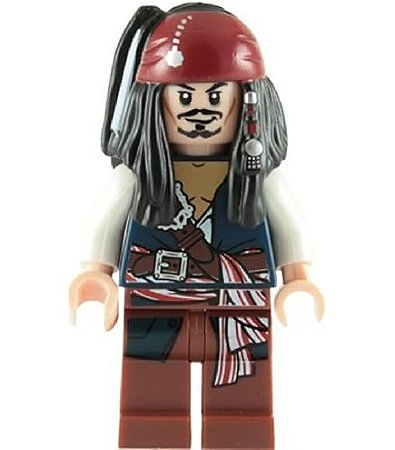 Boneco Bloco de Montar  Piratas do Caribe Jack Sparrow