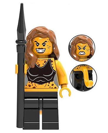 Boneco Bloco de Montar Cheetah DC – Mulher Leopardo