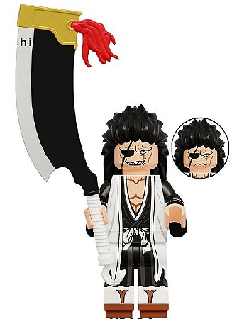Boneco Bloco de Montar Zaraki Kenpachi - Bleach