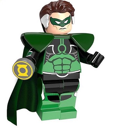 Boneco Bloco de Montar Parallax Lanterna Verde