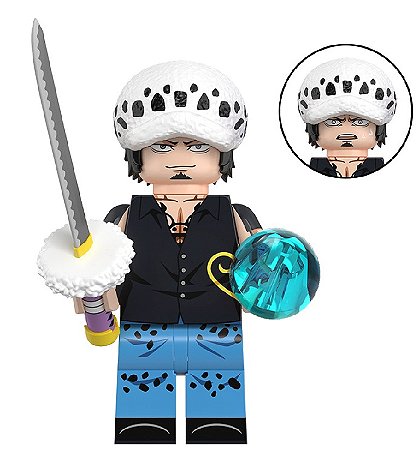 Boneco Bloco de Montar Trafalgar D. Water Law One Piece