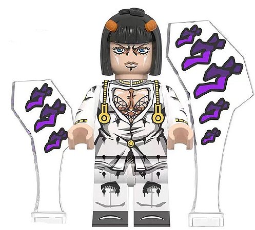 Boneco Bloco de Montar JoJo's Bizarre Bruno Bucciarati