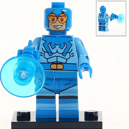 Boneco bloco de Montar Besouro Azul - Classico