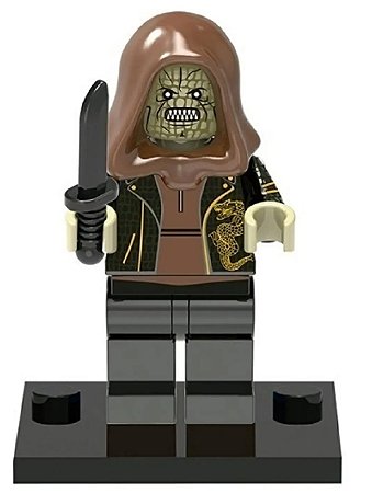 Boneco Bloco de Montar Esquadrão Suicida Killer Croc