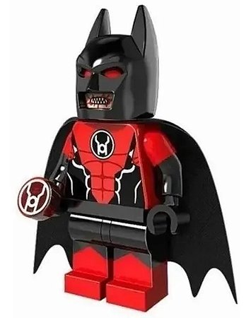 Boneco Bloco de Montar Batman Lanterna Vermelha DC