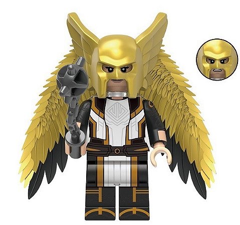 Boneco Bloco de Montar Mulher-Gavião - Hawkgirl
