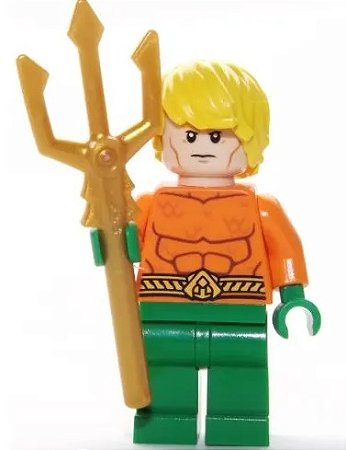 Boneco Bloco de Montar Aquaman - Clássico
