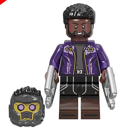 Boneco Bloco de Montar T`Challa – Star-Lord