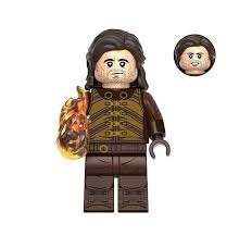 Boneco Bloco de Montar Pyro Vilão X-Men