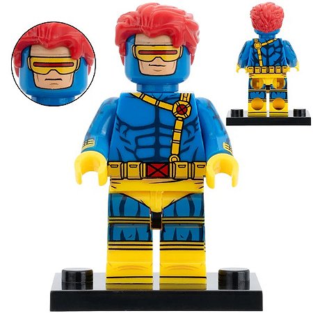 Boneco Bloco de Montar Cyclope X-Men