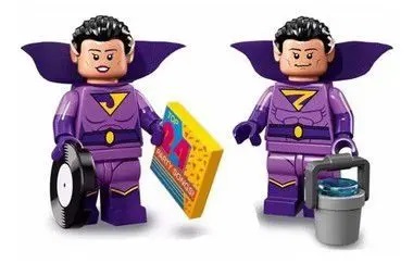 Boneco Bloco de Montar Super Gemeos Jayna e Zan DC