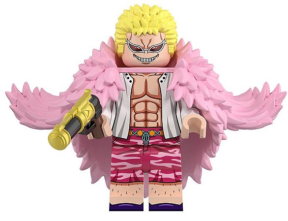 Boneco Bloco de Montar Donquixote Doflamingo One Piece