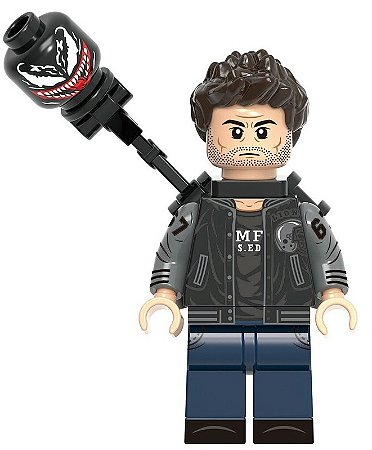 Boneco Bloco de Montar Venom Eddie Brock