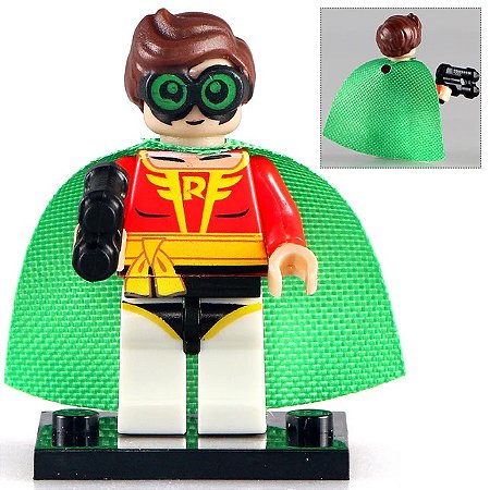 Boneco Bloco de Montar Robin Classico DC