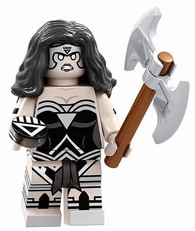 Boneco Bloco de Montar Mulher-Maravilha Lanterna Negra