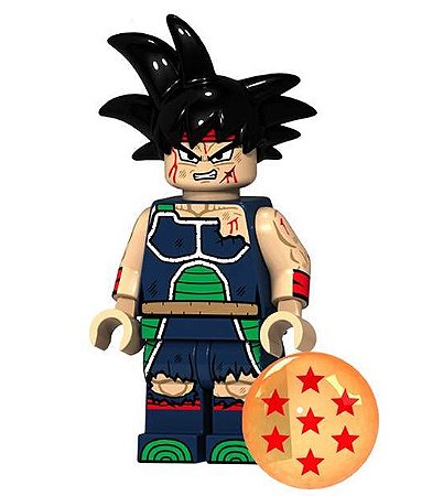 Boneco Bloco de Montar Bardock Dragão Ball Z
