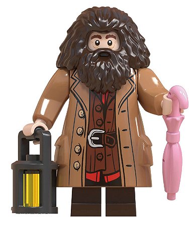 Boneco Bloco de Montar Professor Rubeus Hagrid – Harry Potter