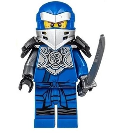 Boneco Bloco de Montar Ninjago Mestre da Montanha Jay