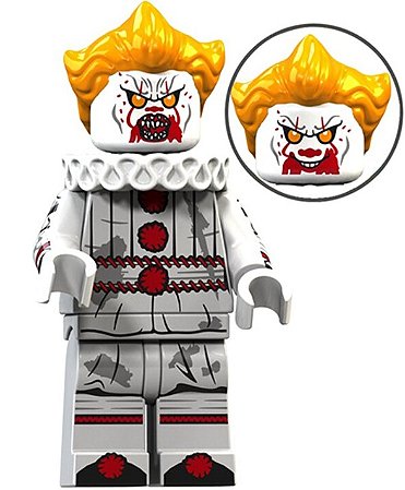 Boneco Bloco de Montar Pennywise It A Coisa Casa Do Terror