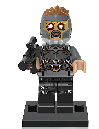 Boneco Bloco de Montar Guardiões da Galaxia Star-Lord