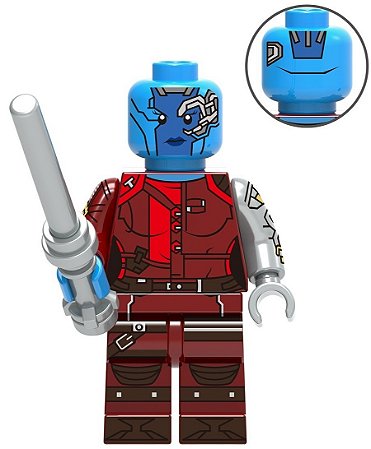 Boneco Bloco de Montar Guardiões da Galaxia Nebula Nebulosa