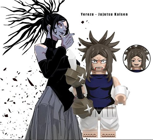 Boneco Bloco de Montar Yorozu Jujutsu Kaisen