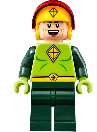 Boneco Bloco de Montar Kite Man Super Vilão DC