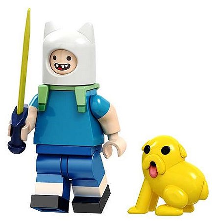 Boneco Bloco de Montar Hora de Aventura Finn