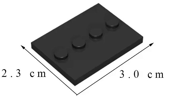 Base para Minifigura Bloco de Montar