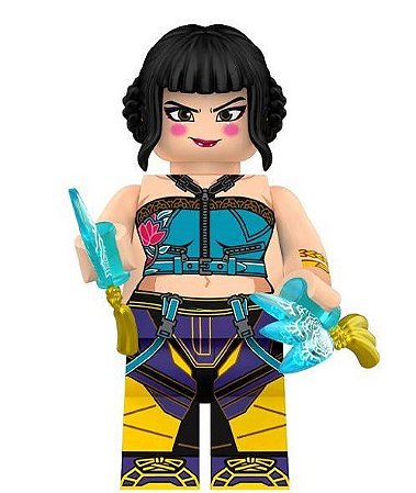 Boneco Bloco de Montar Zoey Guerreiras do K-Pop