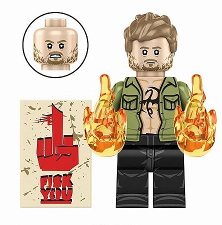 Boneco Bloco de Montar Iron Fist – Punho de Ferro