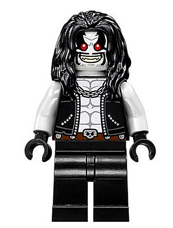 Boneco Bloco de Montar Super Vilão Lobo DC