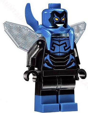 Boneco Bloco de Montar Besouro Azul Classico DC