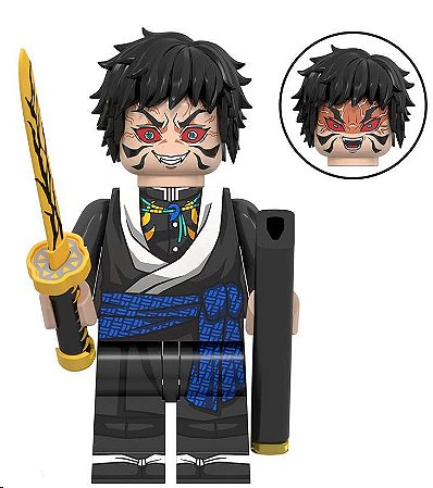 Boneco Bloco de Montar Demon Slayer Kaigaku