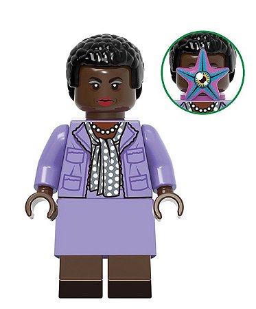 Boneco Bloco de Montar Amanda Waller Esquadrão Suicida.