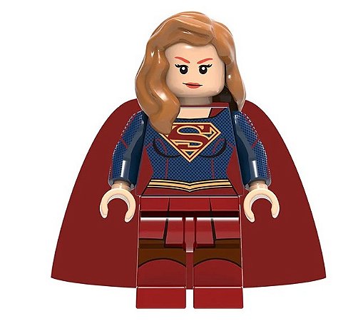 Boneco Bloco de Montar Supergirl