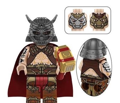 Boneco Bloco de Montar Shao Kahn Mortal Kombat
