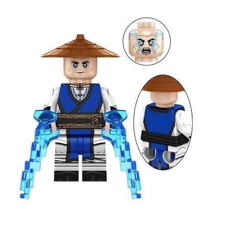 Boneco Bloco de Montar Raiden Mortal Kombat