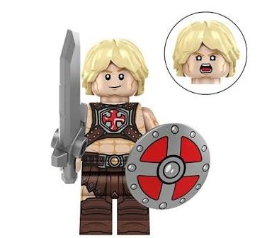 Boneco Bloco de Montar He-Man Mestres do Universo