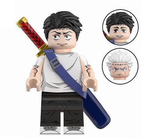 Boneco Bloco de Montar Yuta Okkotsu Jujutsu Kaisen